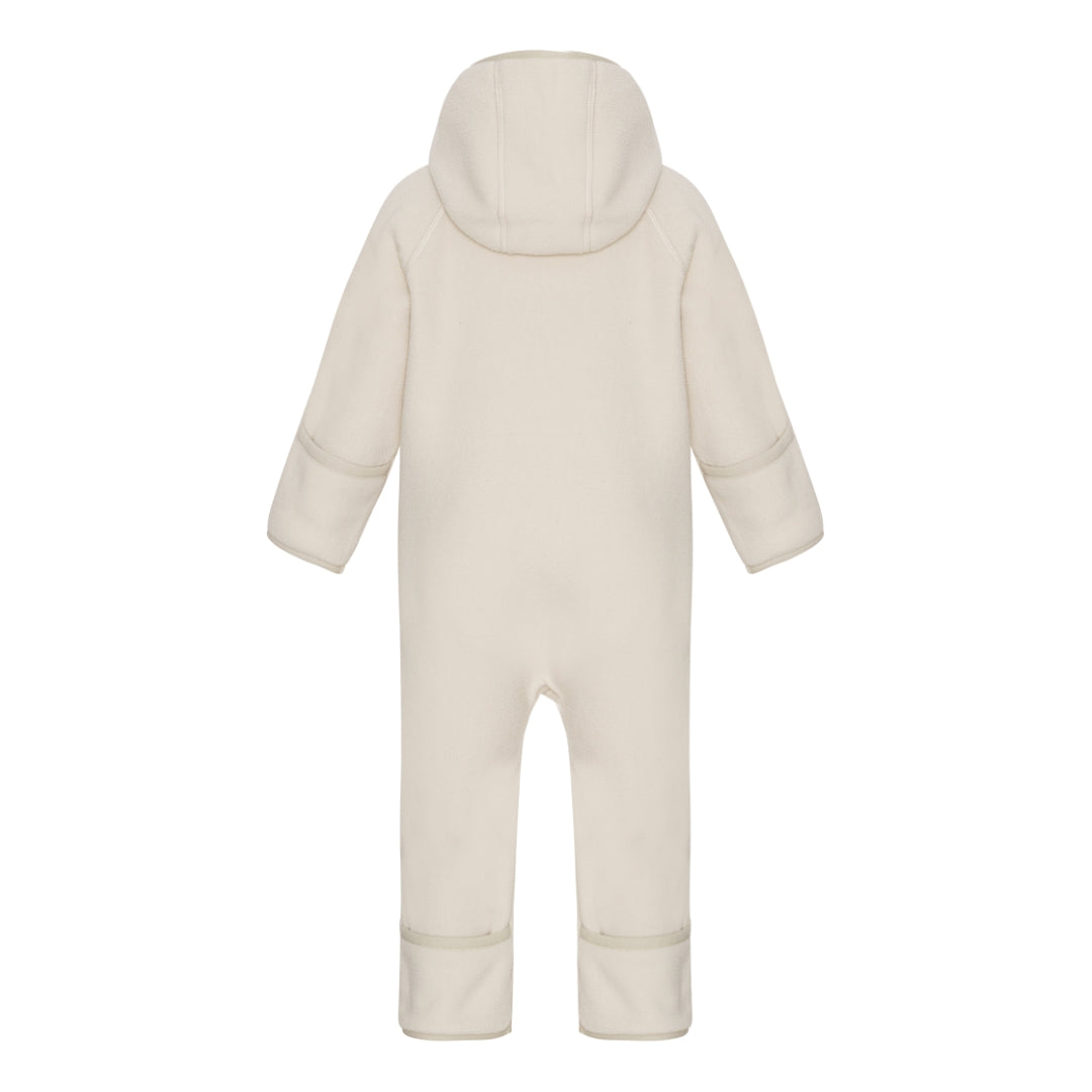 VER de TERRE Vanilla Doubleface fleece Babysuit