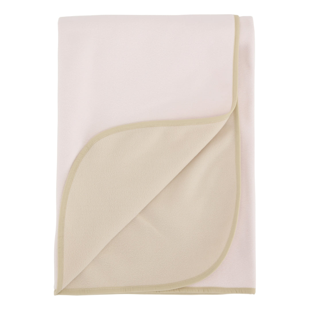 VER de TERRE Rose Powder Doubleface Fleece Blanket