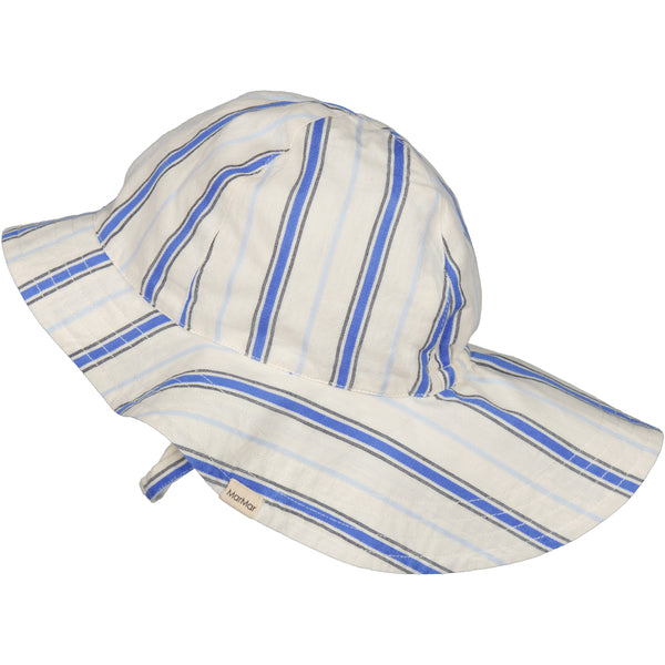 MarMar Copenhagen - Alba Baby Long Hat, Cotton Stripes