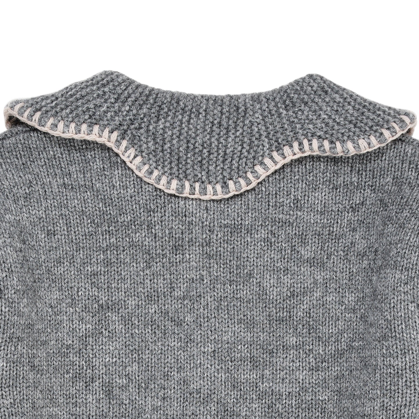 COPENHAGEN COLORS Cashmere Cardigan W. Collar