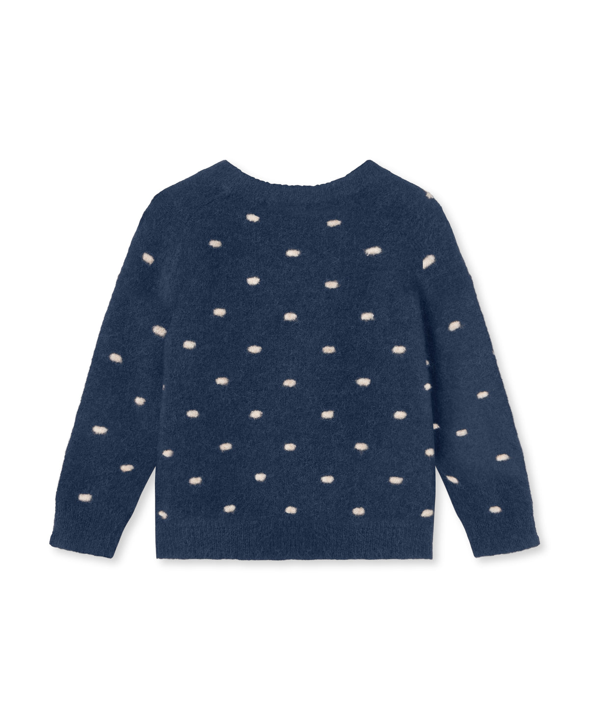 FLIINK - Star Alpaca Polka Pullover - Insignia Blue/Sandshell