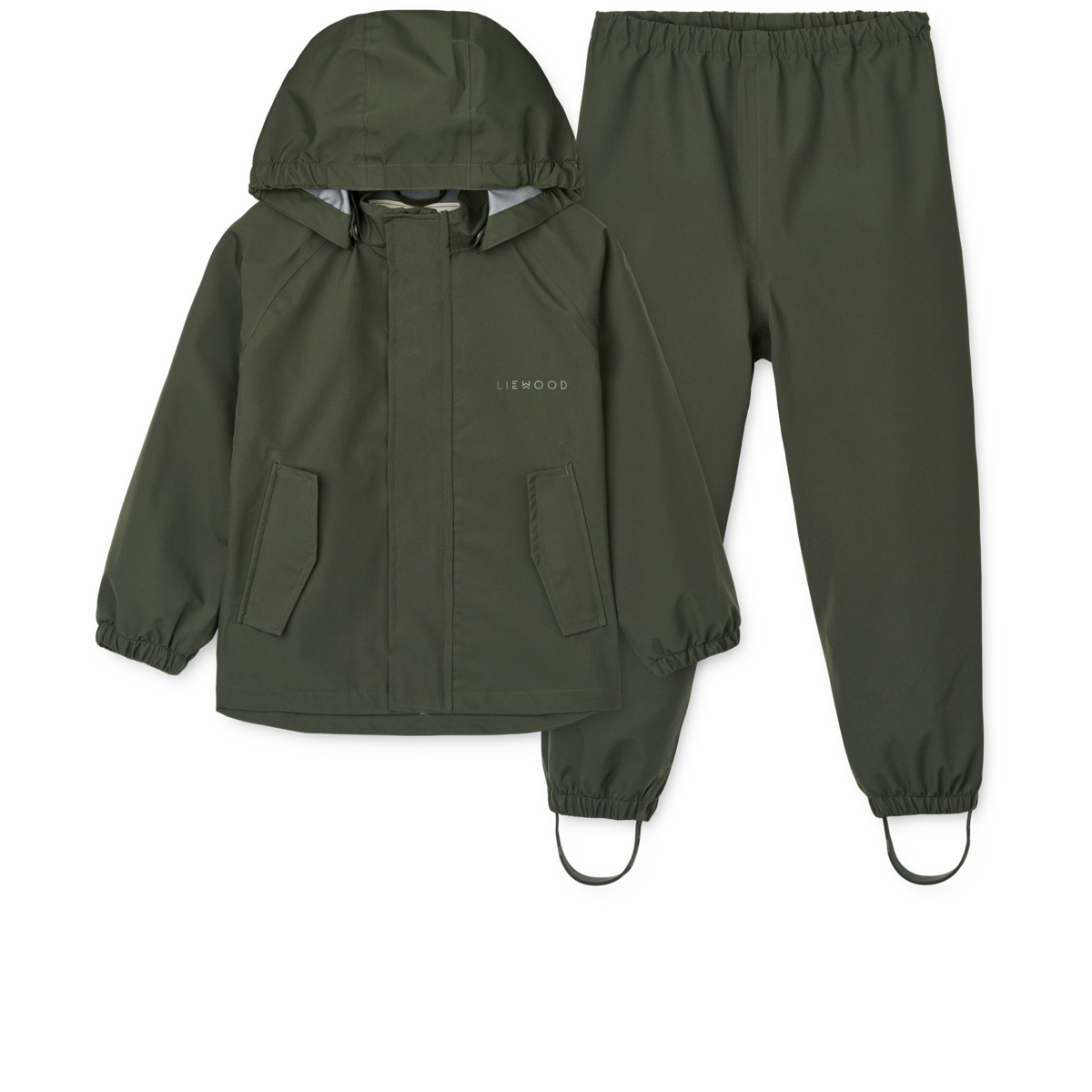 LIEWOOD - PEDIA RAINWEAR SET - HUNTER GREEN