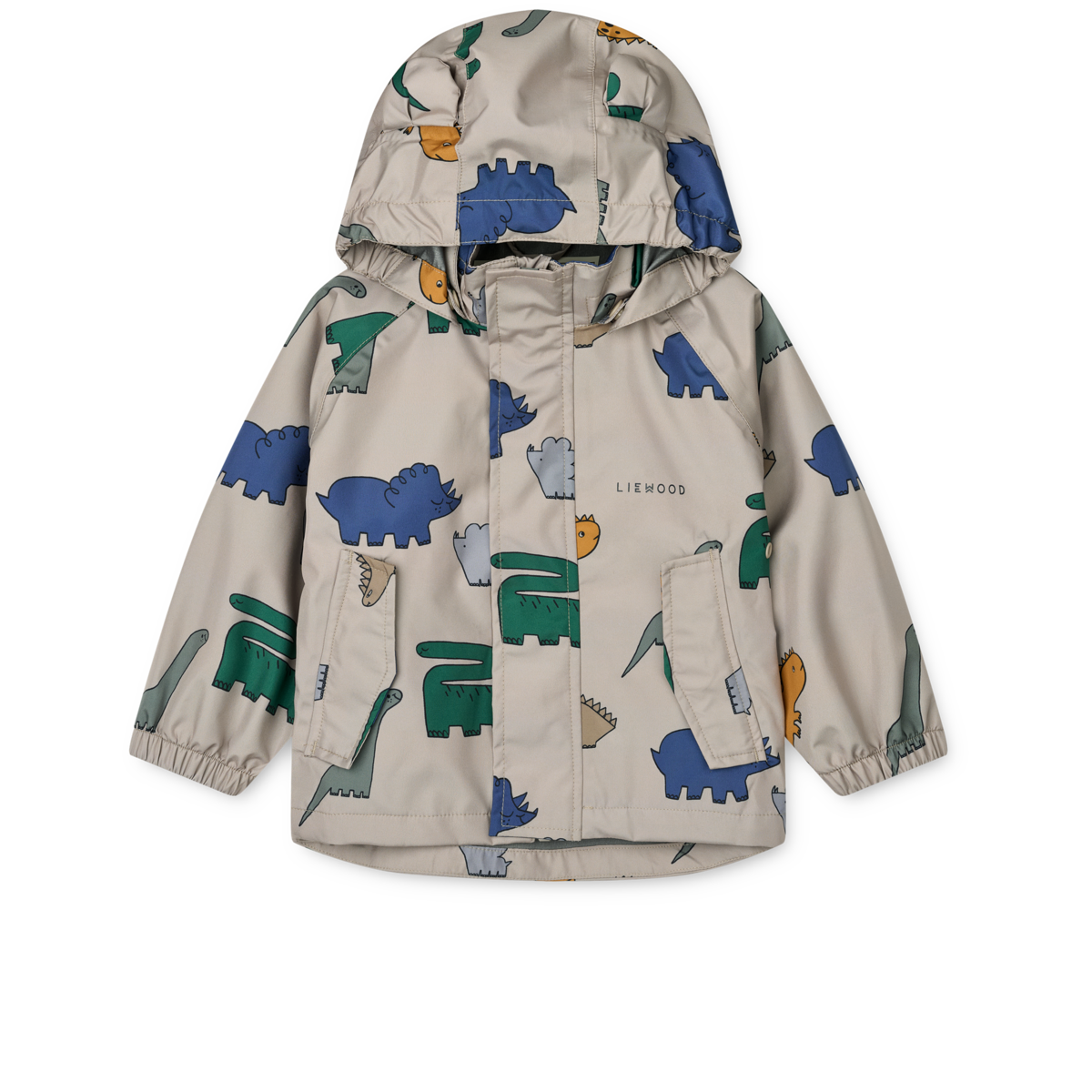 LIEWOOD - MANU RAINWEAR SET - DINOSAURS / MIST