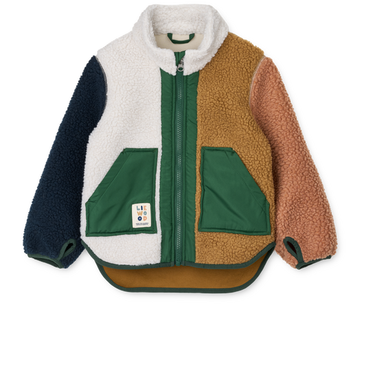 LIEWOOD - NOAM PILE JACKET - TUSCANY MULTI MIX