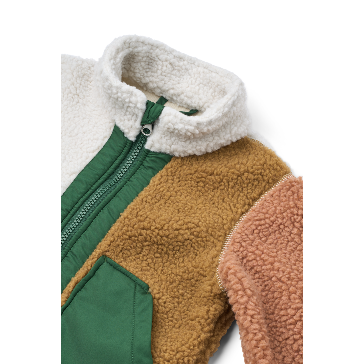 LIEWOOD - NOAM PILE JACKET - TUSCANY MULTI MIX