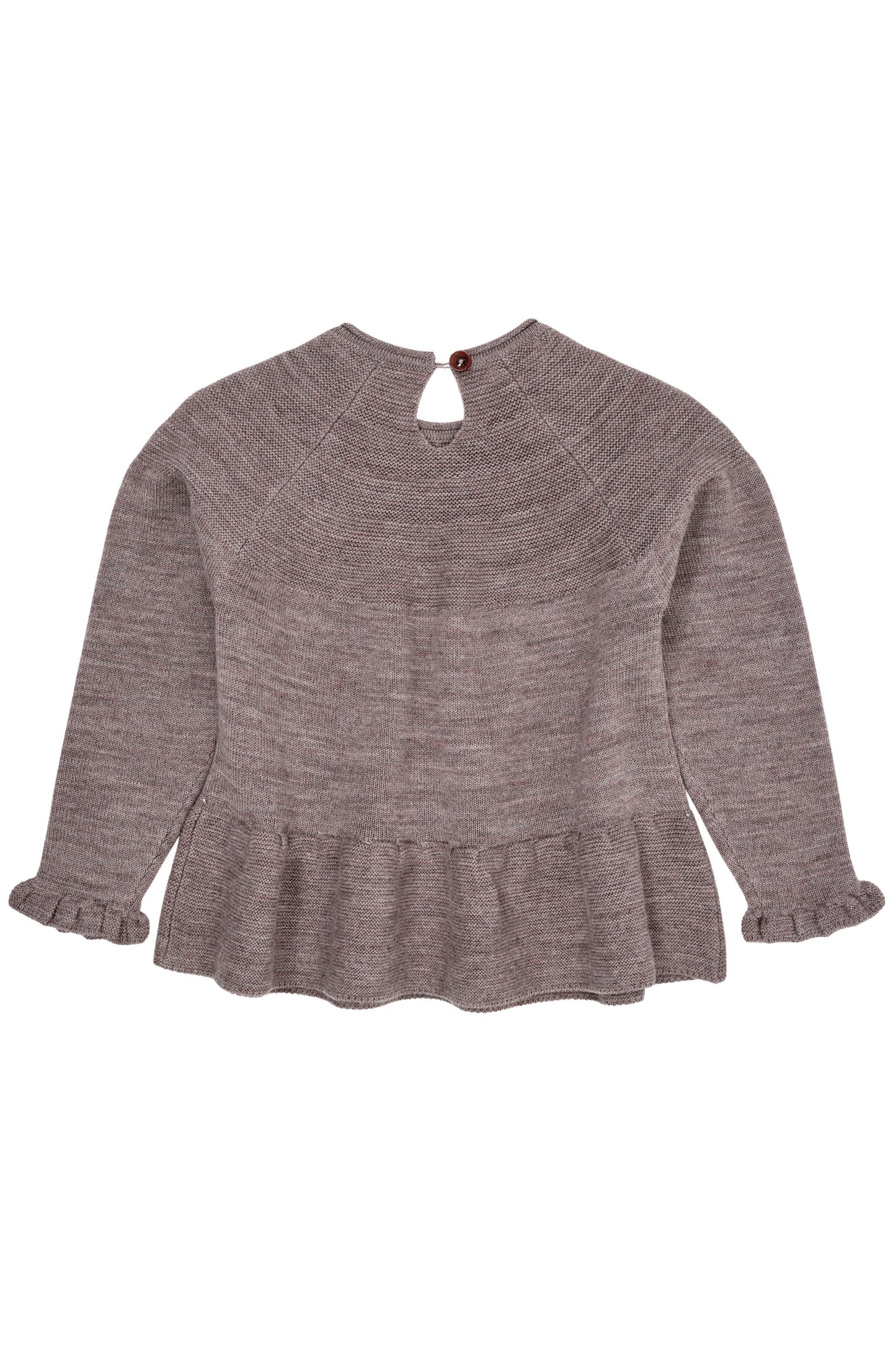 Copenhagen Colors Merino Knit blouse With Frill
