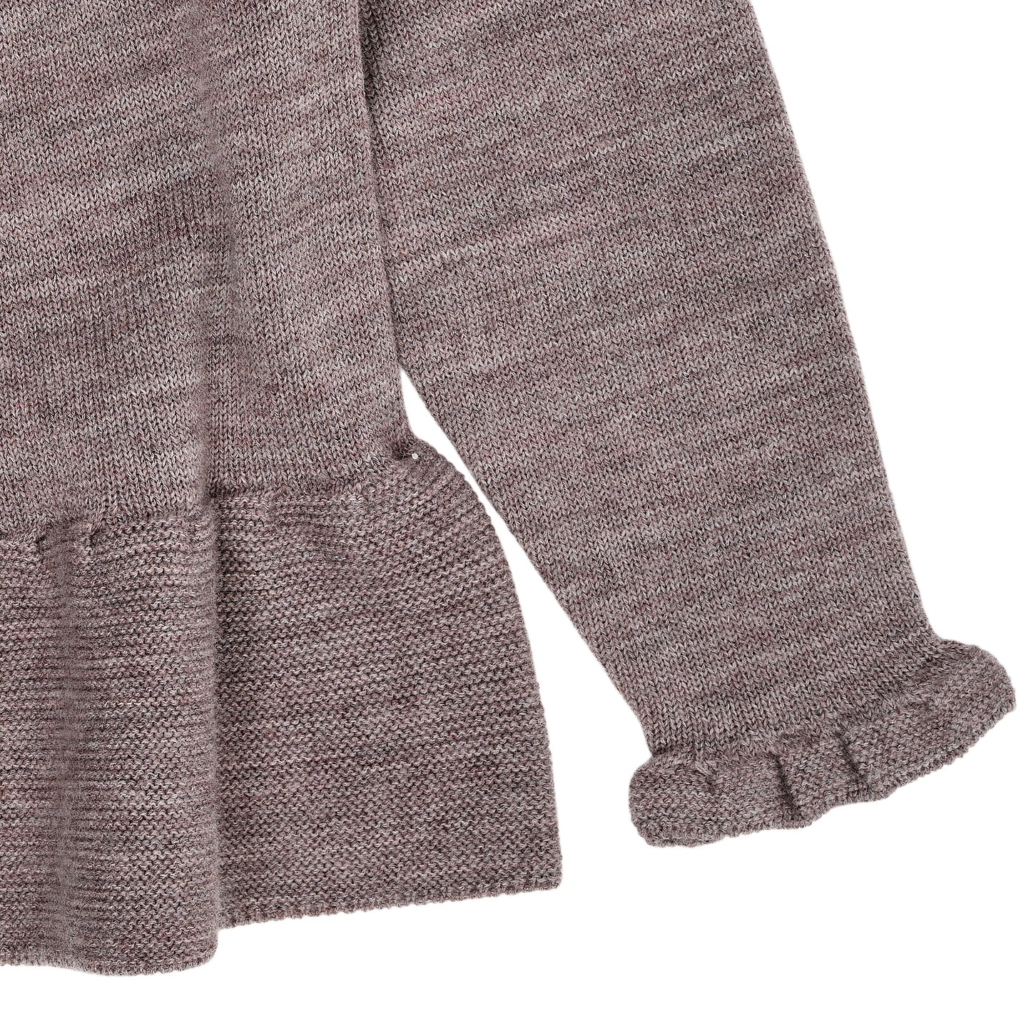 Copenhagen Colors Merino Knit blouse With Frill