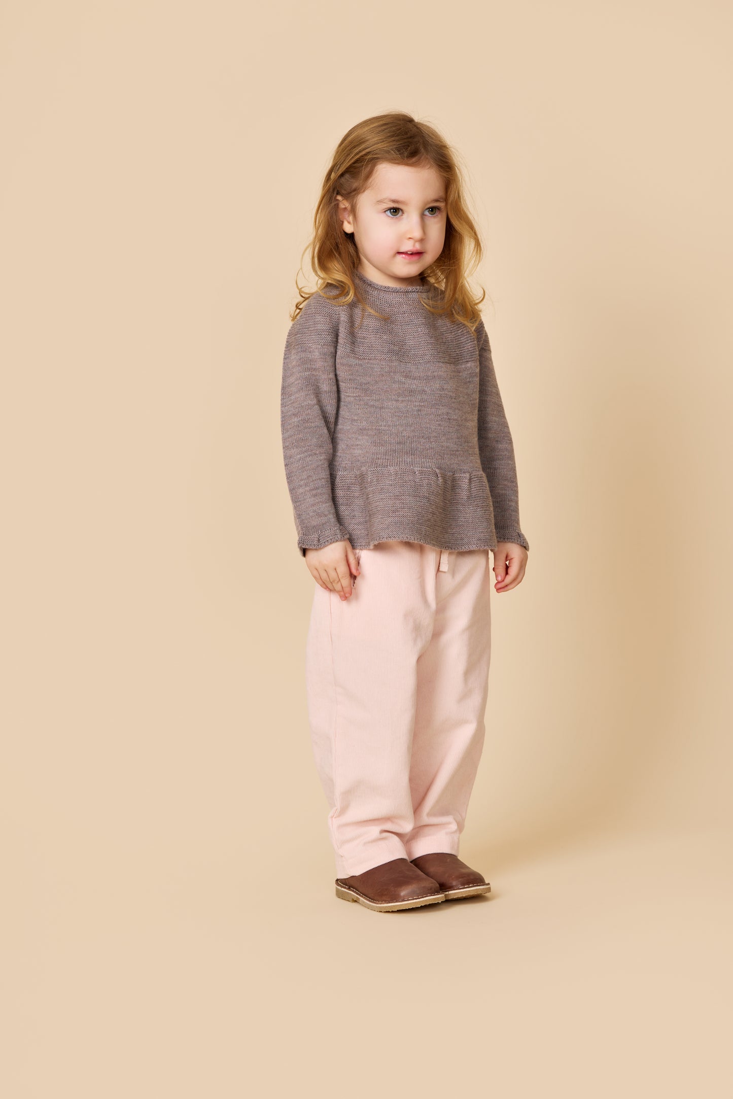 Copenhagen Colors Merino Knit blouse With Frill