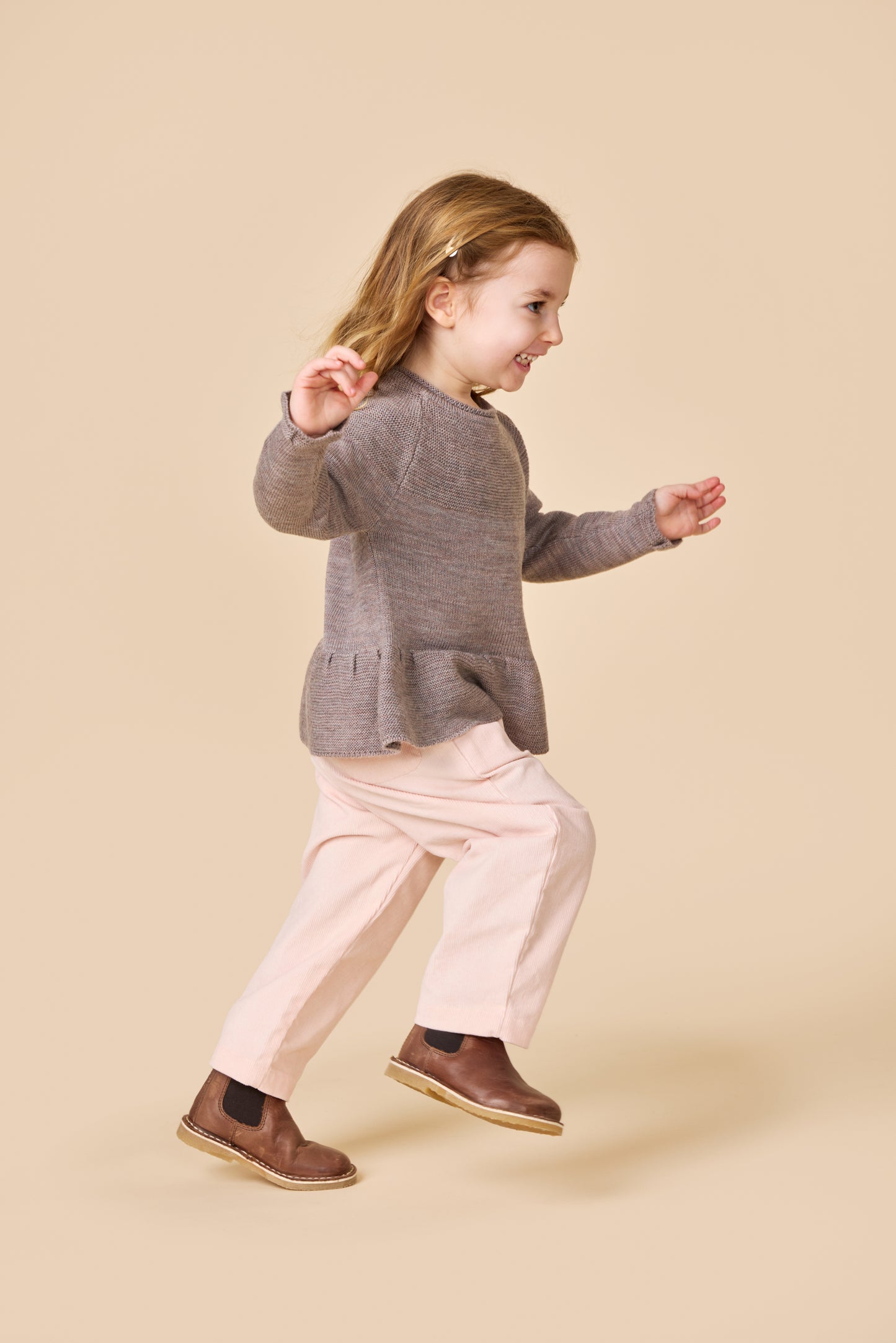 Copenhagen Colors Merino Knit blouse With Frill