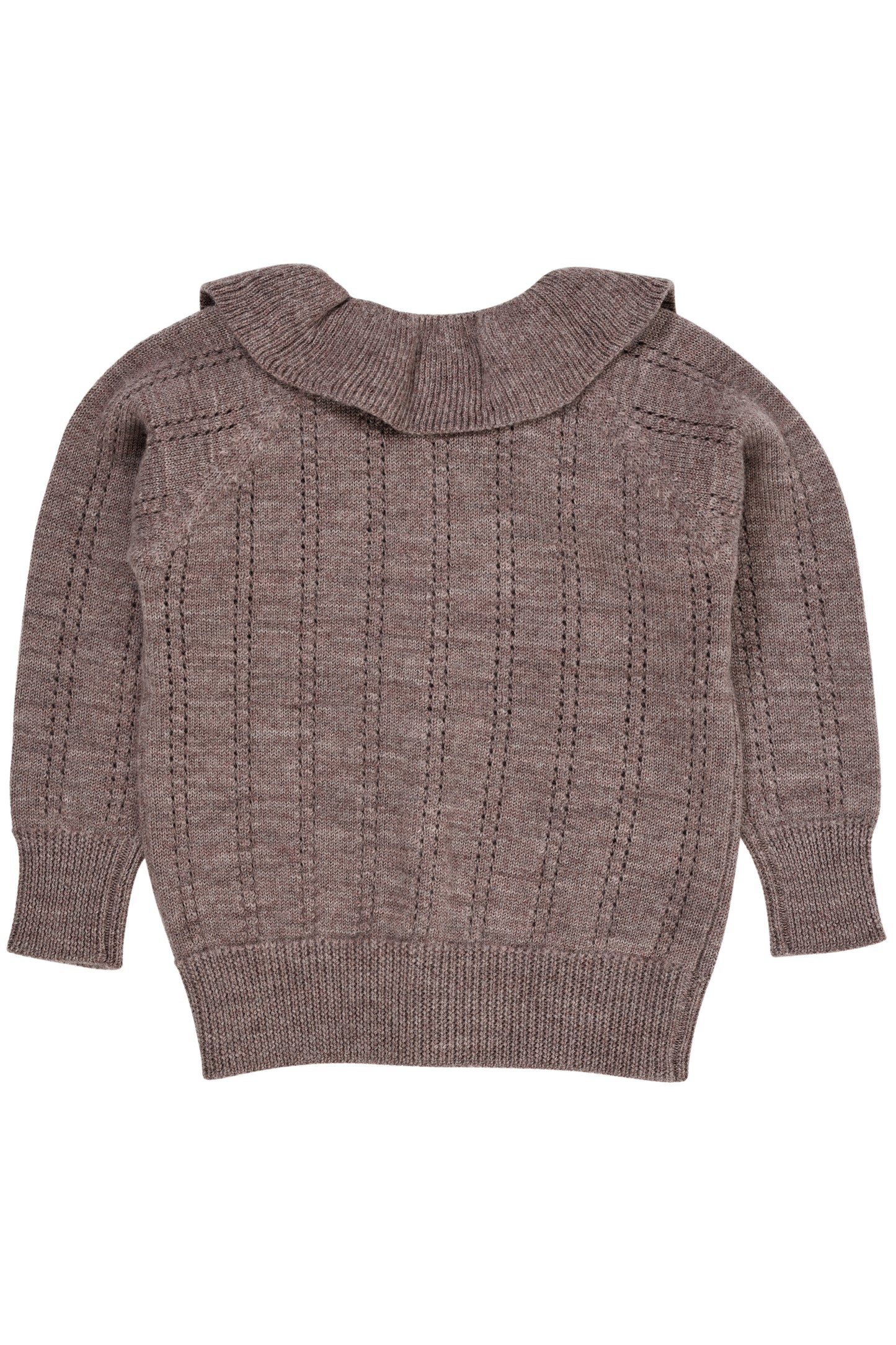 Copenhagen Colors Merino Pattern Cardigan With Collar