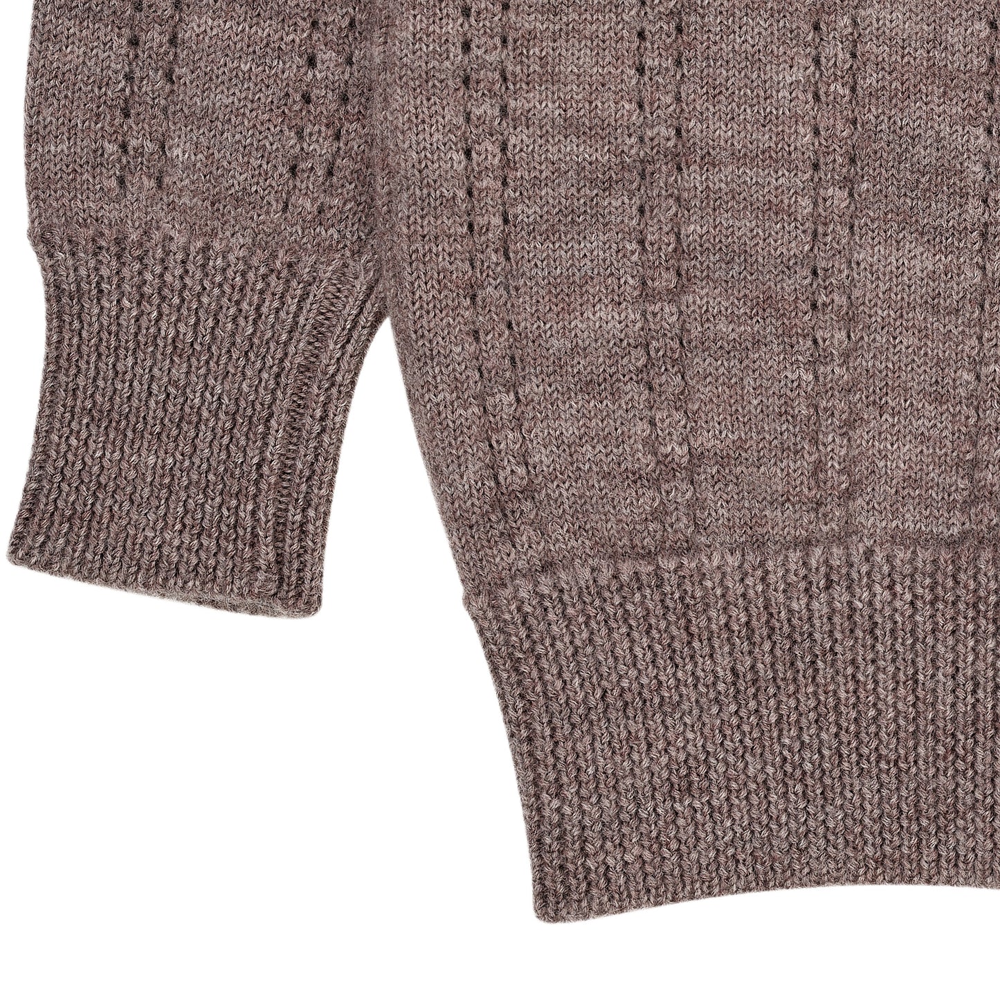 Copenhagen Colors Merino Pattern Cardigan With Collar