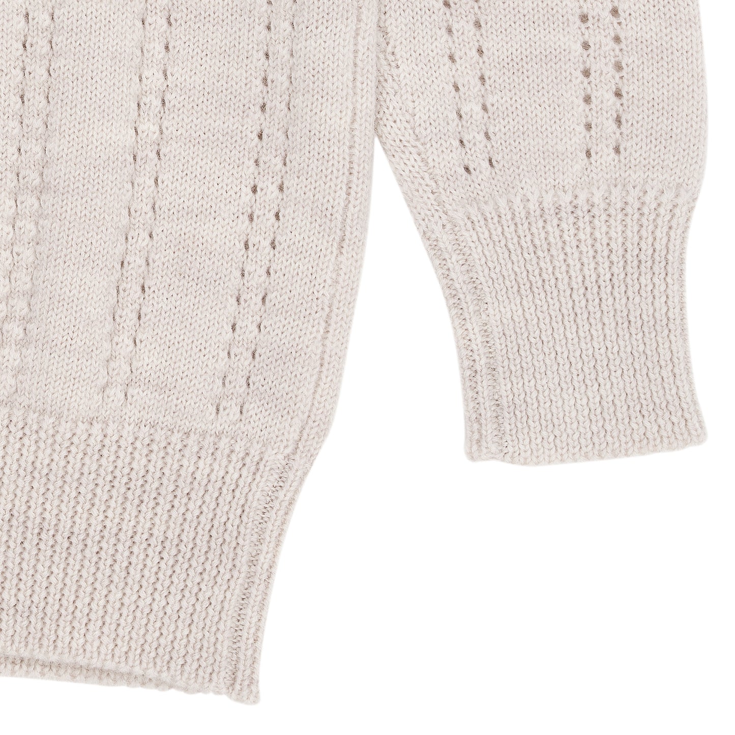 Copenhagen Colors Merino Pattern Cardigan With Collar