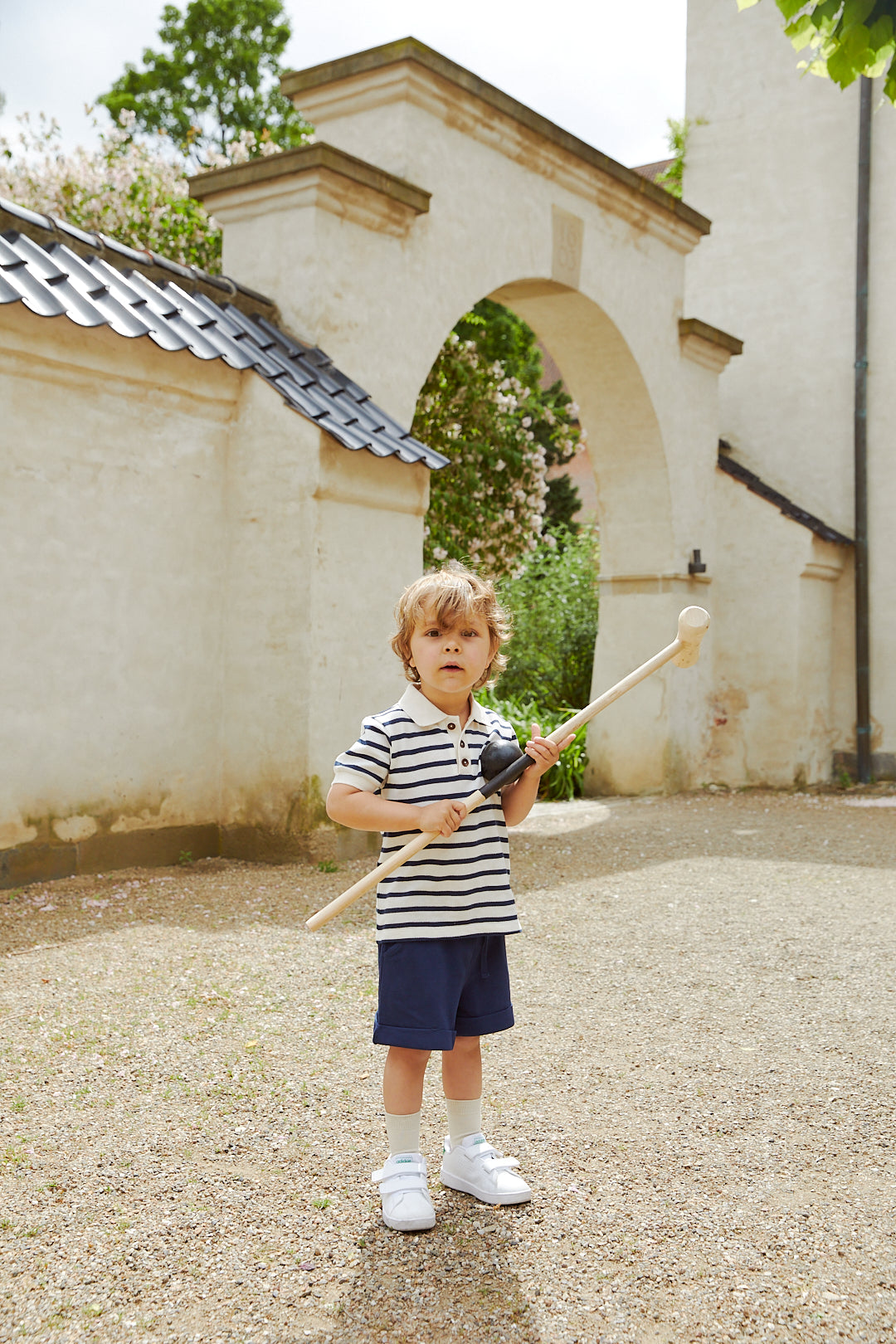 Copenhagen Colors Pique Stripe Polo Shirt SS