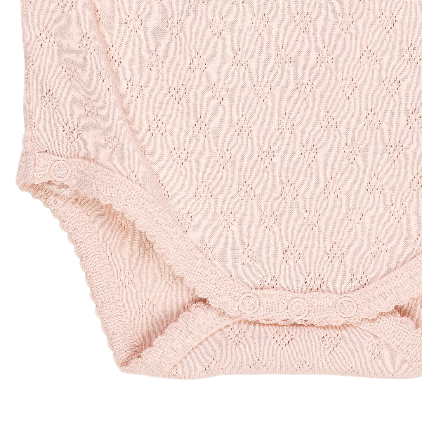 Copenhagen Colors Pointelle Heart Crossover Body LS