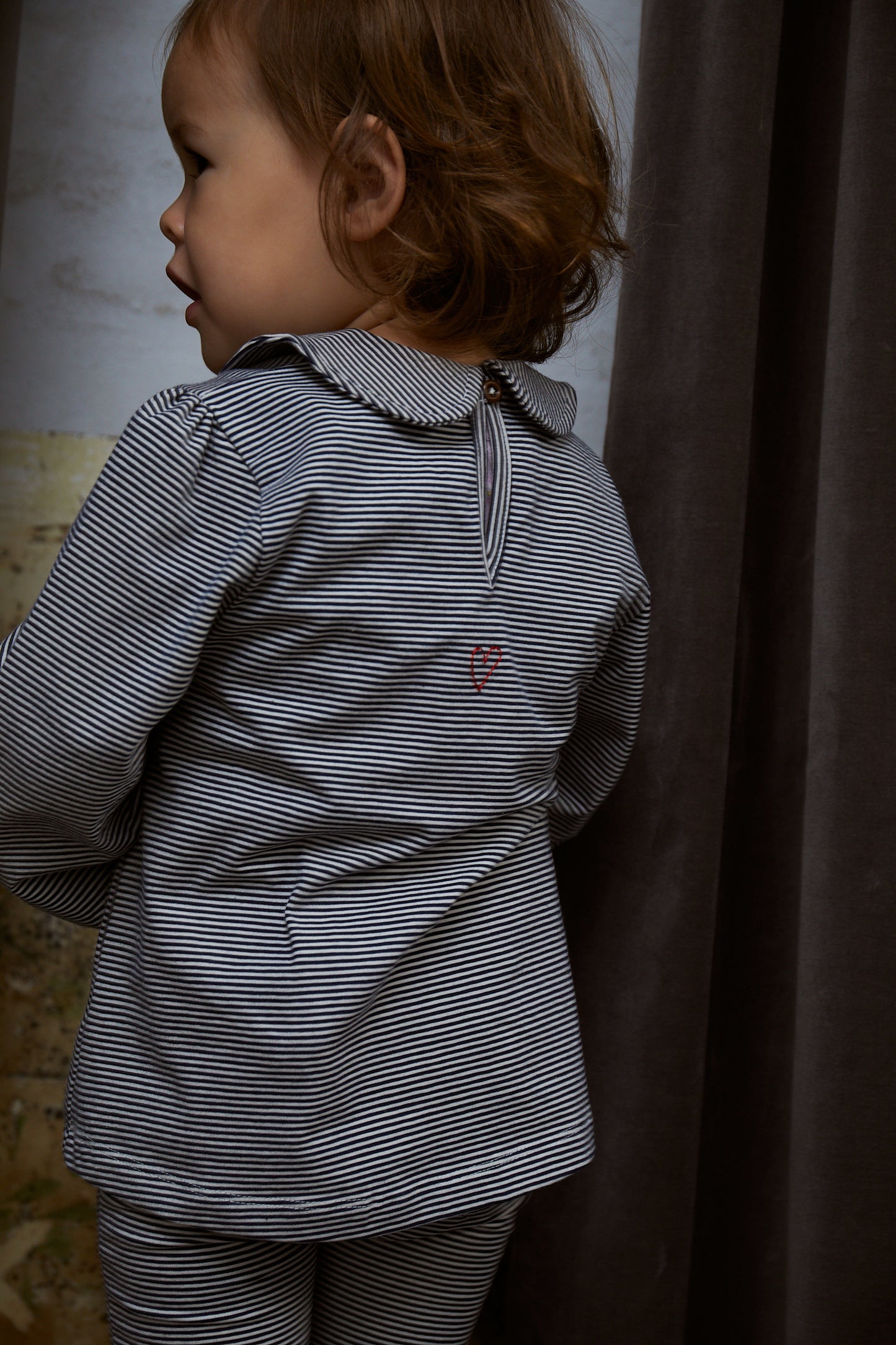 Copenhagen Colors Striped Blouse W. Collar LS