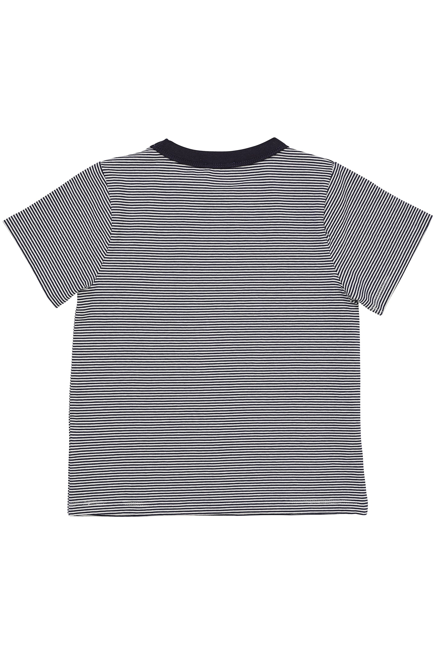 Copenhagen Colors Striped T-Shirt W. Contrast Neck