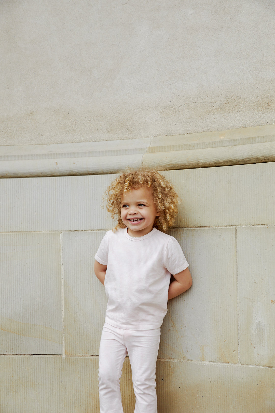 Copenhagen Colors Striped T-shirt W. Ruffle Sleeves