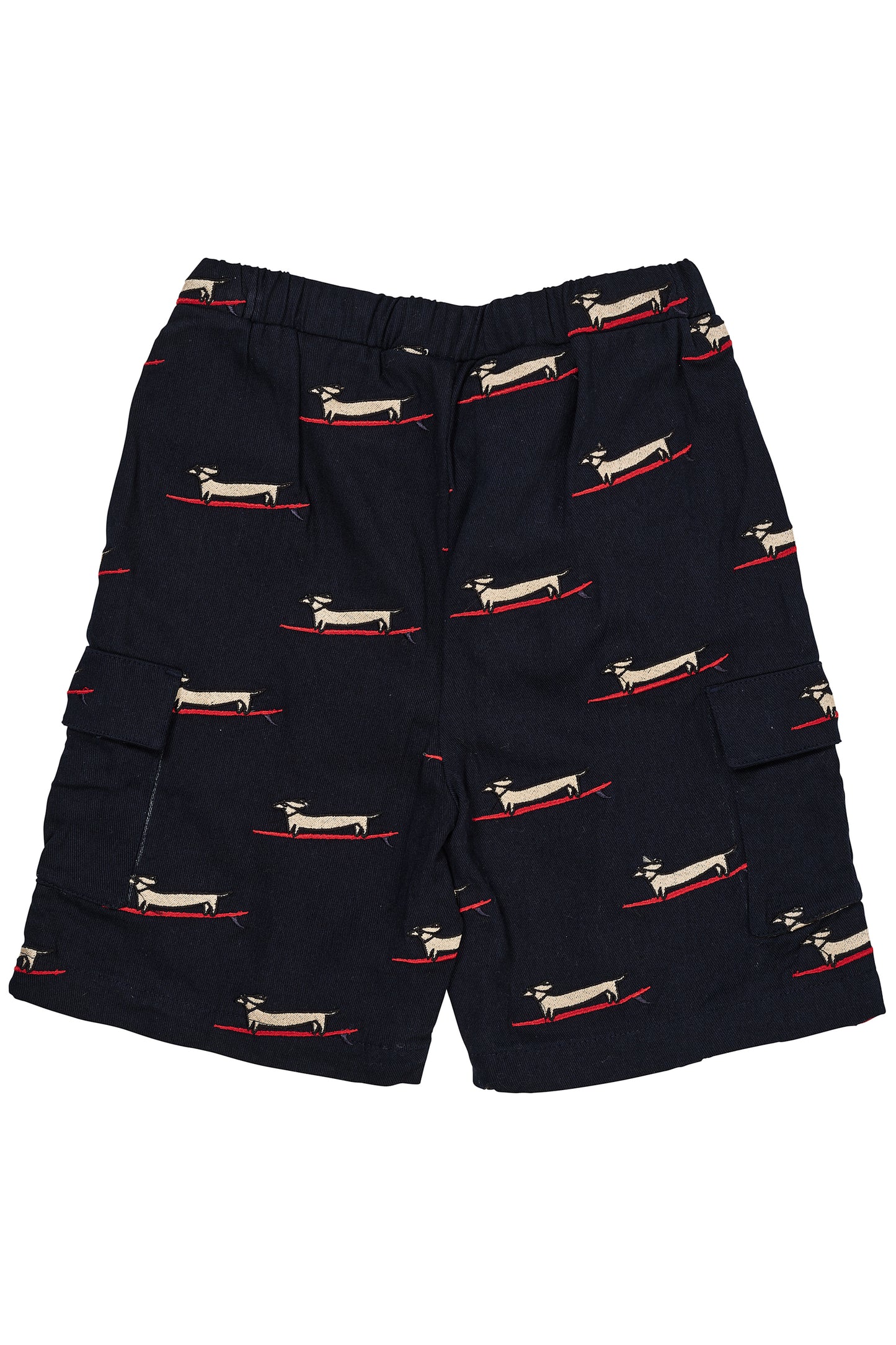 Copenhagen Colors Twill Shorts W. Pockets & Embroidery