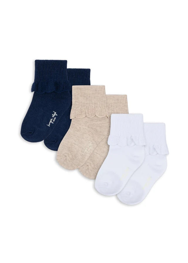 Konges Sløjd - 3-pack Frill Socks