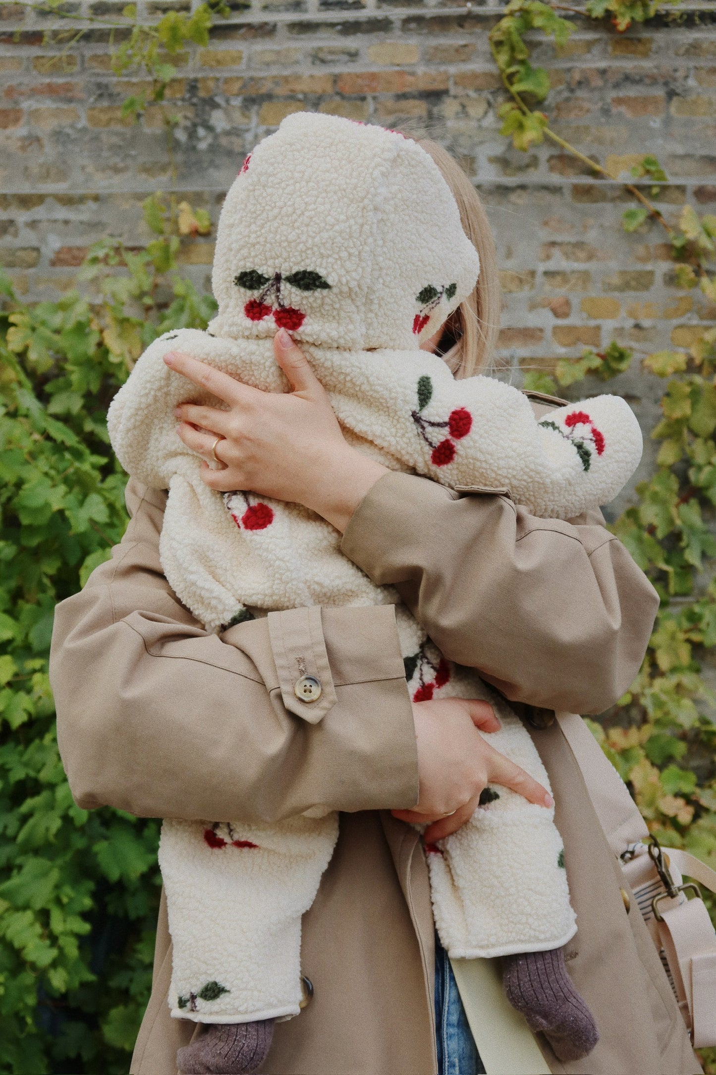 KONGES SLØJD - JODY TEDDY ONESIE - MA GRANDE CERISE