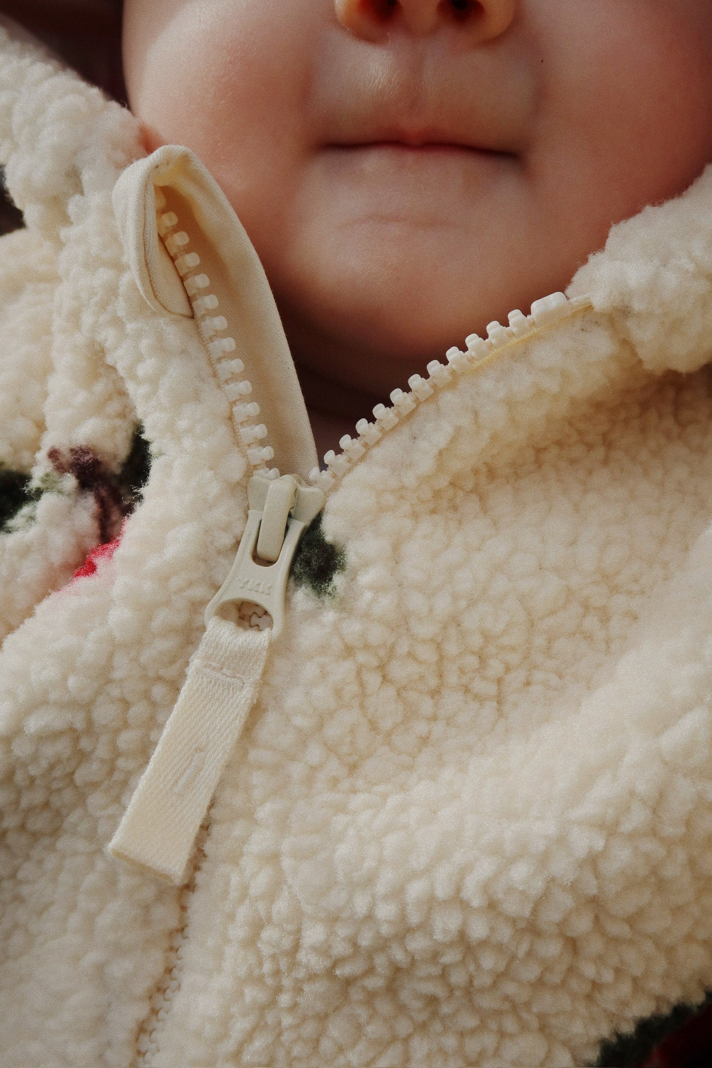 KONGES SLØJD - JODY TEDDY ONESIE - MA GRANDE CERISE