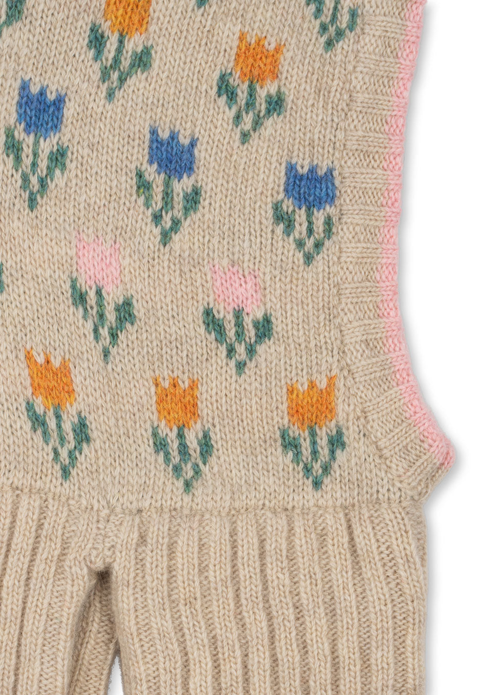 Konges sløjd Belou Knit Balaclava Tulip