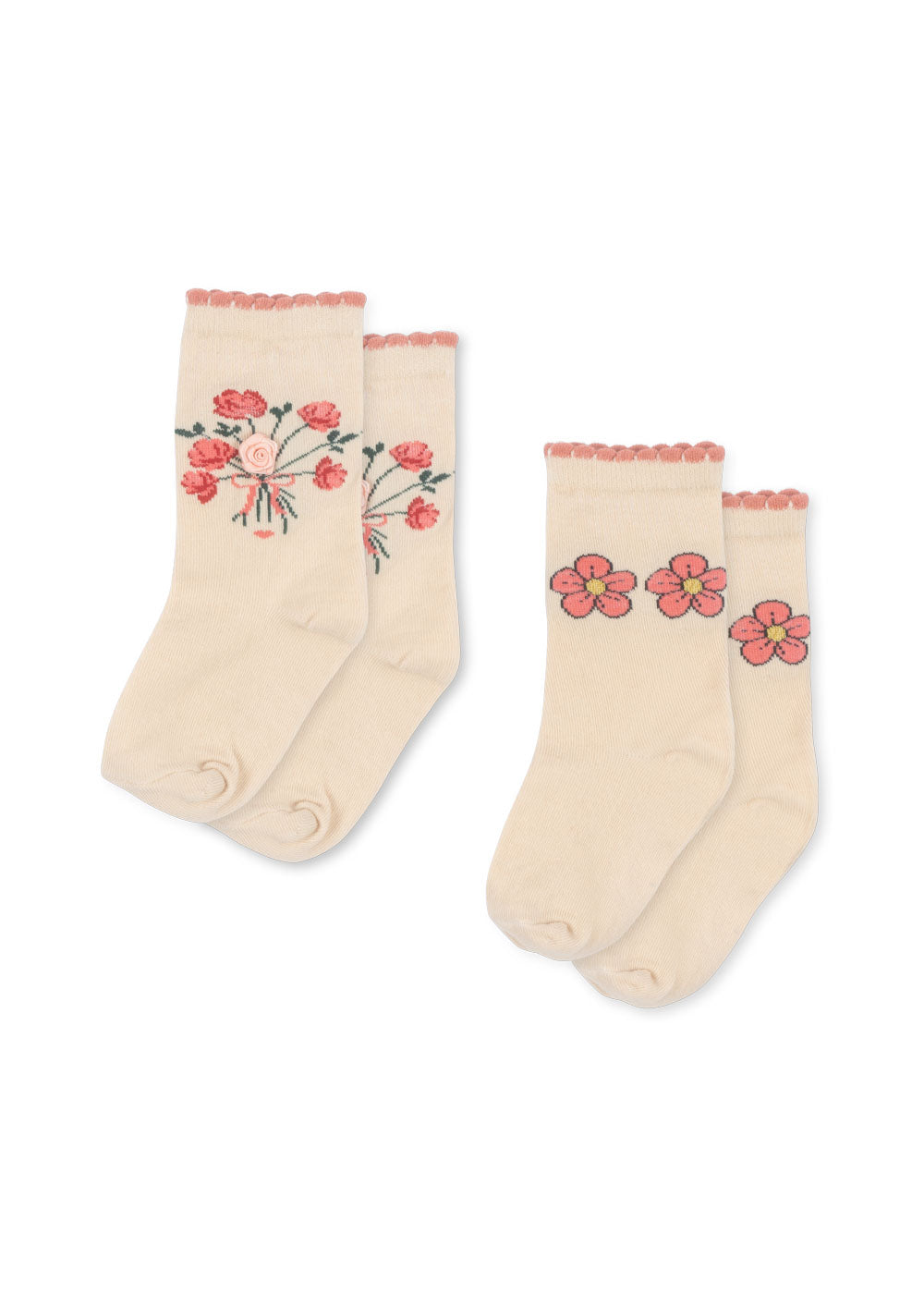 Konges Sløjd 2-Pack Rose Socks
