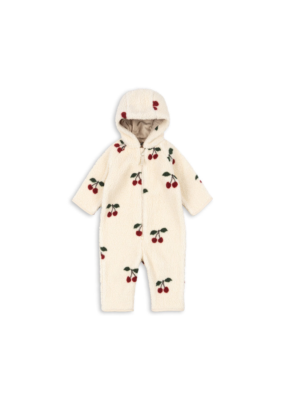 KONGES SLØJD - JODY TEDDY ONESIE - MA GRANDE CERISE