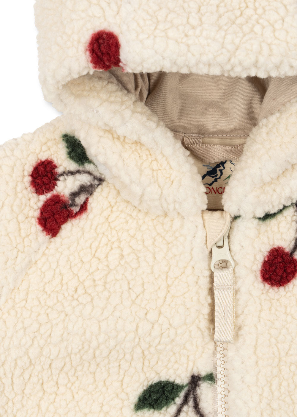 KONGES SLØJD - JODY TEDDY ONESIE - MA GRANDE CERISE