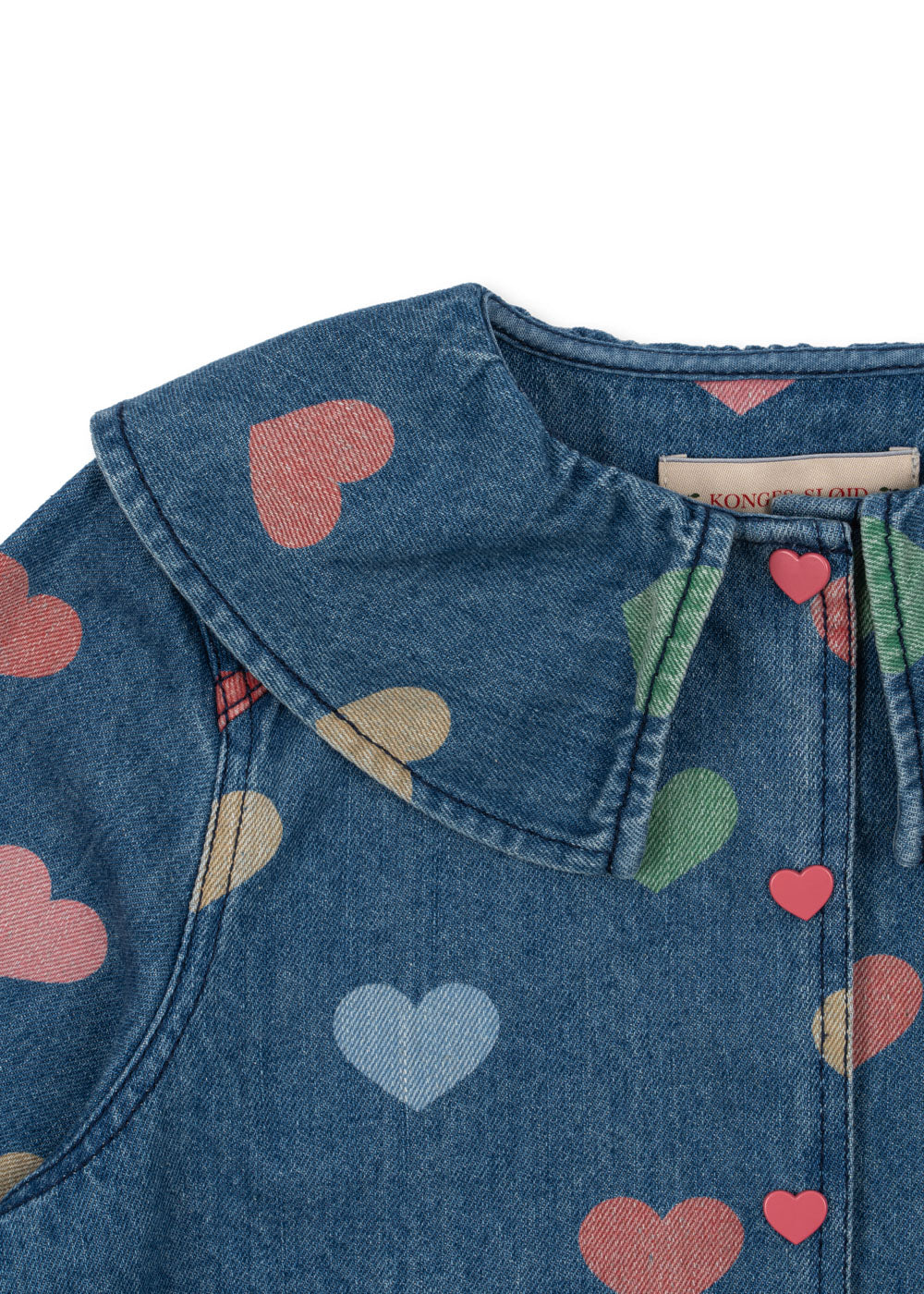 KONGES SLØJD - MAGOT DENIM SHIRT - BON COEUR COLORÉ