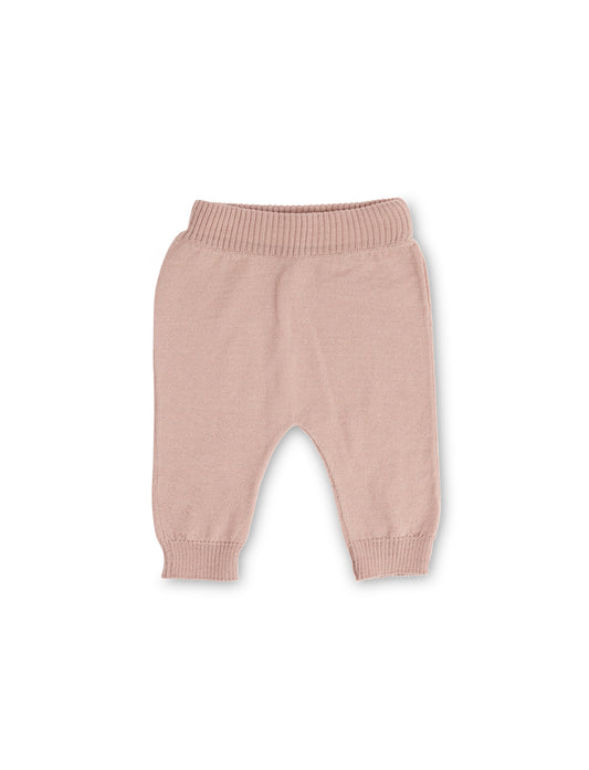 SMALLSTUFF - Pants - Flat Knit Merino wool - Powder