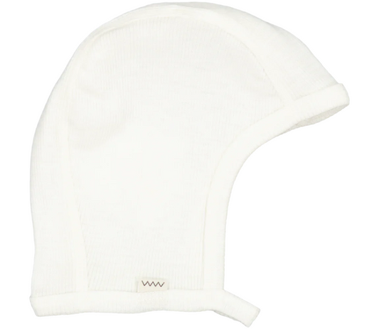 MarMar Copenhagen Hoody Wool Rib Baby Hat