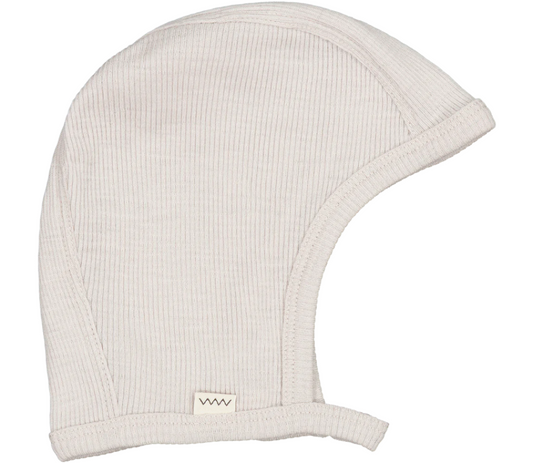 MarMar Copenhagen Hoody Wool Rib Baby hat