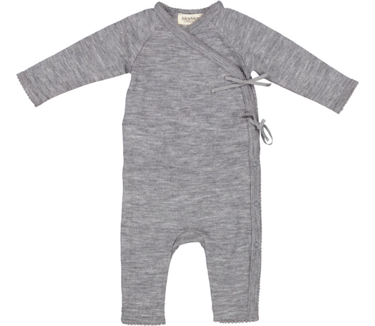 MarMar Copenhagen Wool Pointelle Newborn Rula Romper