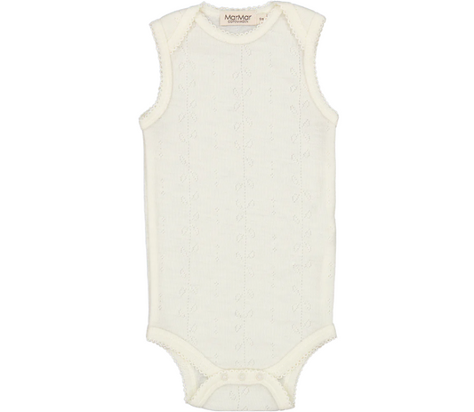 MarMar Copenhagen Wool Pointelle Bini Bodysuit