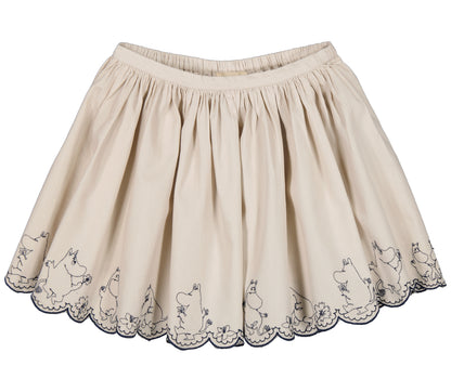 MarMar Copenhagen Sus - Cotton Texture Skirt Dancing Moomins