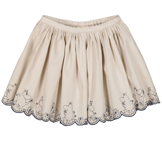 MarMar Copenhagen Sus - Cotton Texture Skirt Dancing Moomins