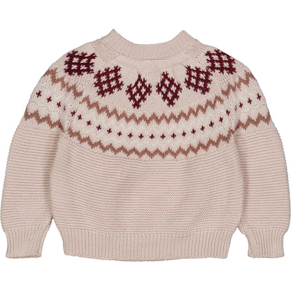 Müsli Knit Jacquard Baby Sweater