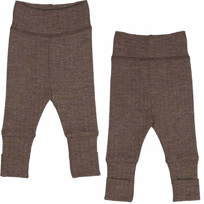 Müsli Woolly Rib Pants Walnut Melange