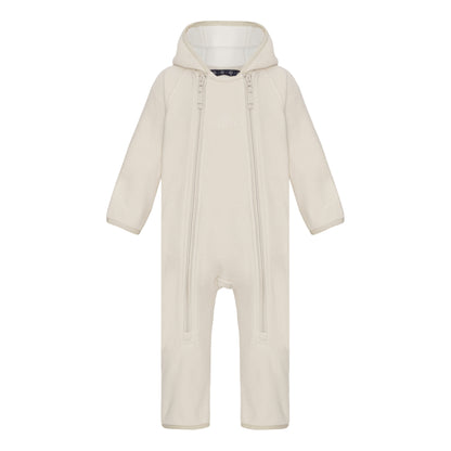 VER de TERRE  Vanilla Doubleface fleece Babysuit