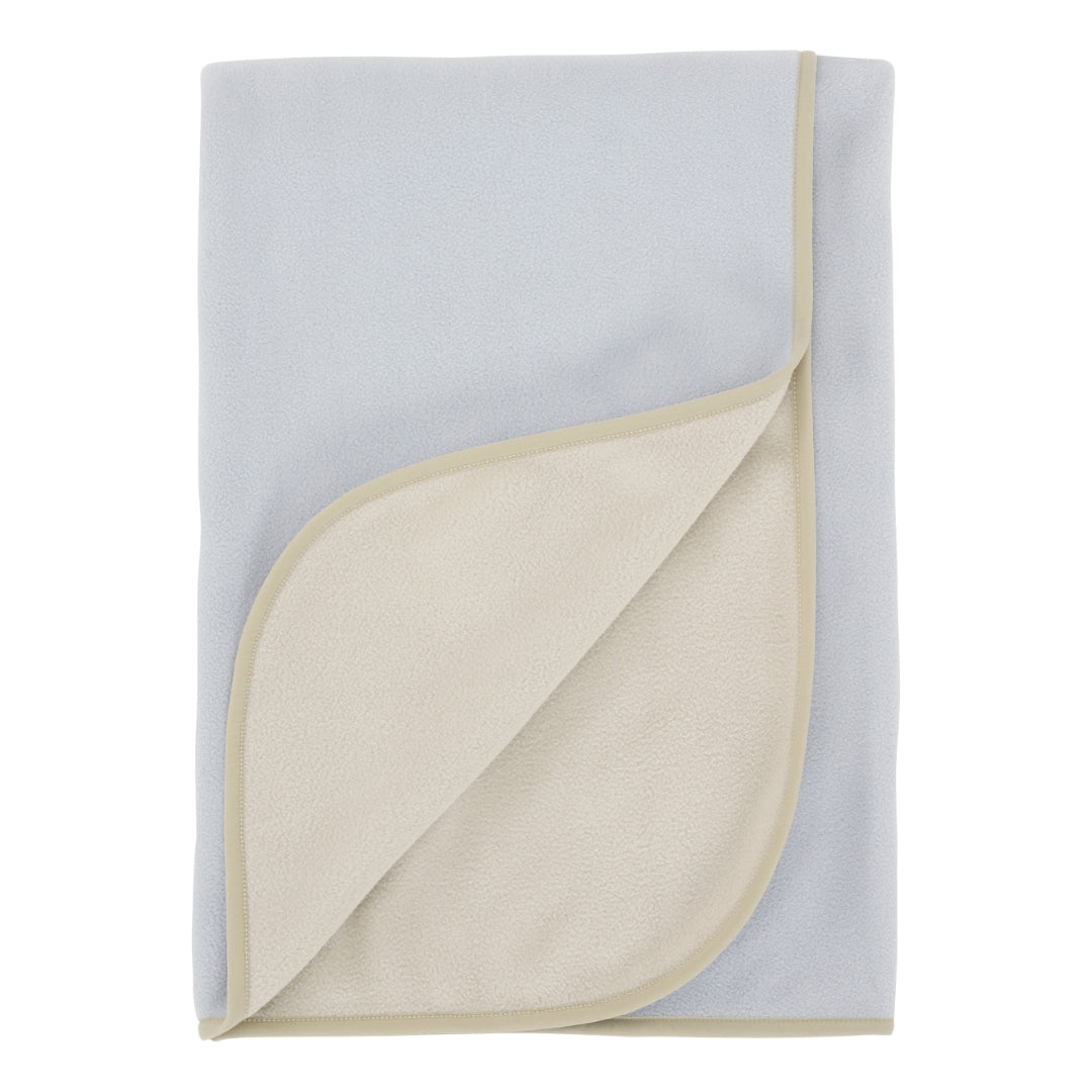 VER de TERRE Baby Blue Doubleface Fleece Blanket