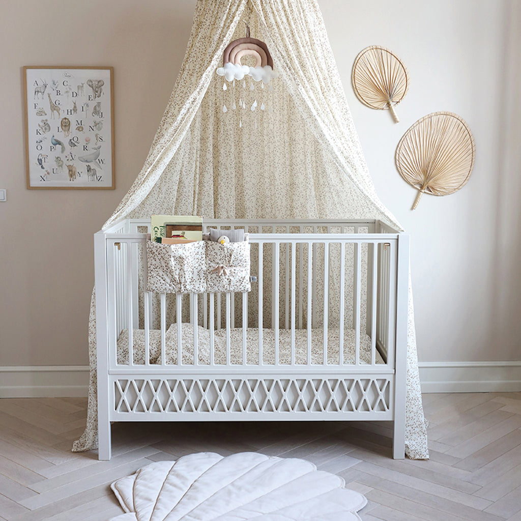 Cam Cam Copenhagen Harlequin Baby Bed Light Sand