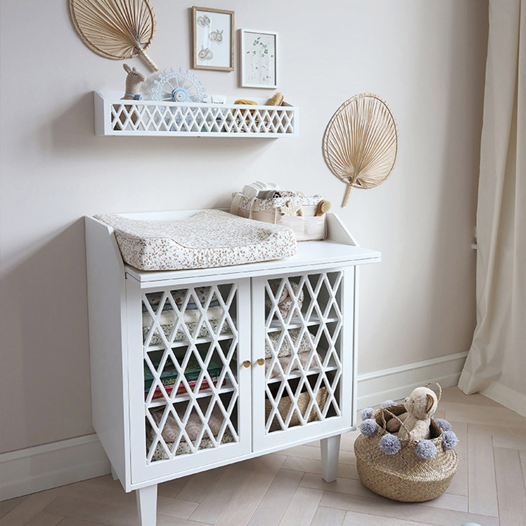 Cam Cam Copenhagen White Harlequin Changing Table