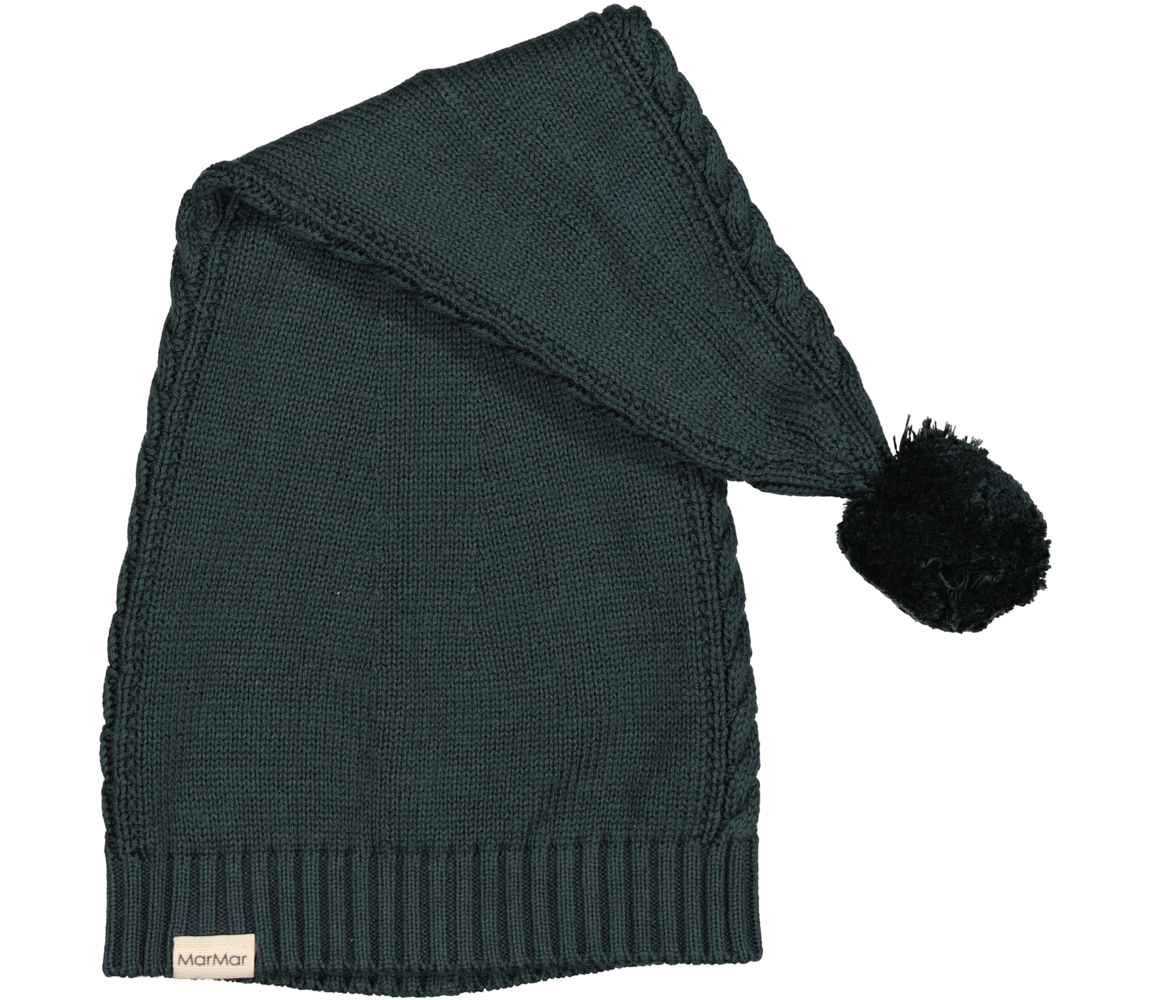 MarMar Copenhagen Cotton Rayon Knit Cable Alfen Hat Pine