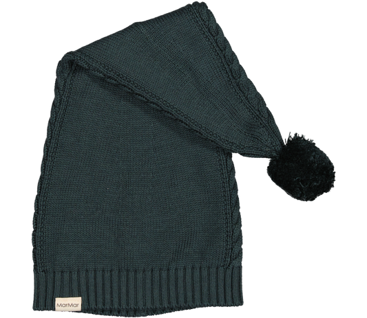 MarMar Copenhagen Cotton Rayon Knit Cable Alfen Hat Pine