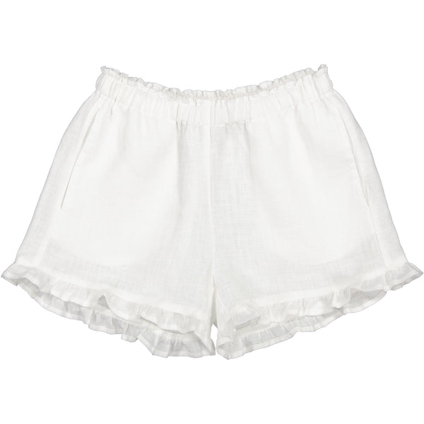 MarMar Copenhagen Pala Frill Linen Shorts