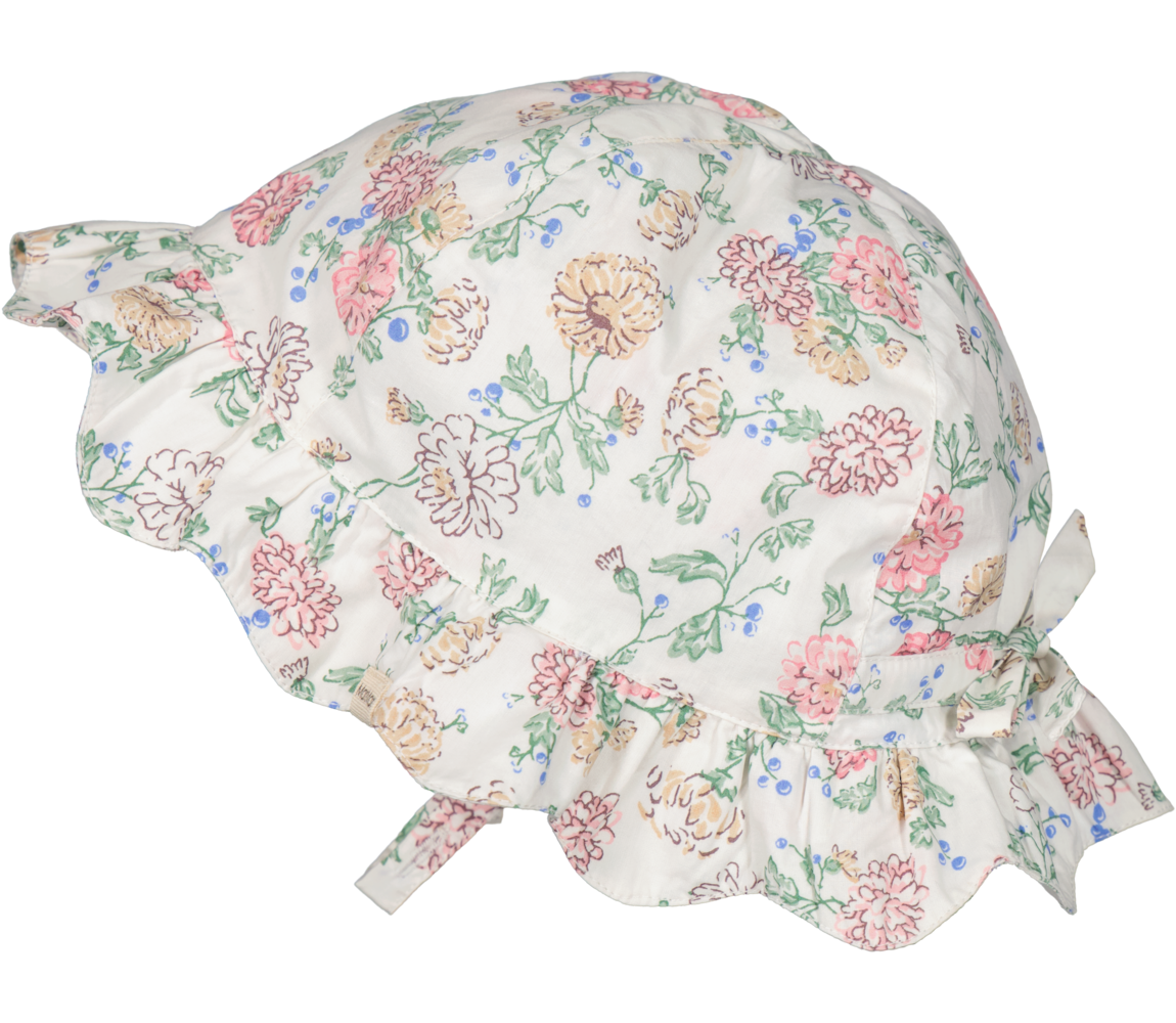 MarMar Copenhagen Alba Baby Poplin Hat Summer Bloom