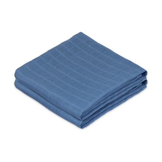 Cam Cam Copenhagen Muslin Cloth, Deep Blue, 2-Pack