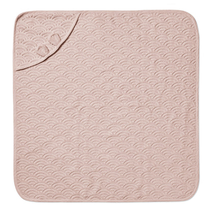 Cam Cam Copenhagen Babyhandtuch mit Kapuze und Ohren, Dusty Rose