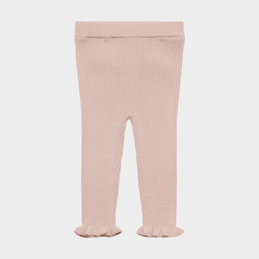 FUB - Ruffle Leggings - Pale Rose